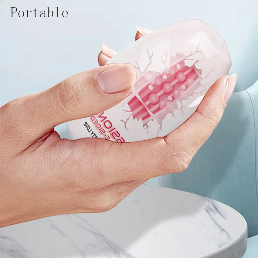 Male Masturbator Egg Erotic Toy for Adultl Silicone Penis Exercise Masturbation Cup Sex Toys for Men Protable Blowjob Sex Shop