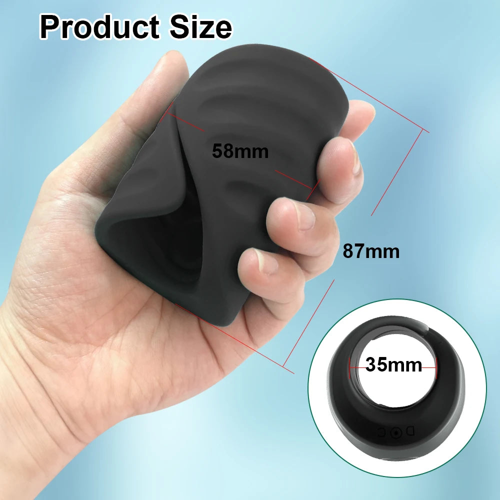 Sex Toys for Men Male Masturbator APP Penis Training Vibrator Vibrating Sex Toy Strokers Glans Trainer Stimulator Sex Machine 18