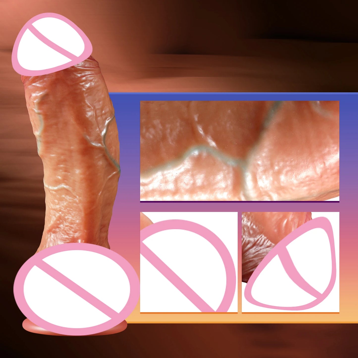 Soft Big Dildos for Women Anal Dick Sex Toys Men Women Gay Cock Butt Plug Vaginal Anal Stimulation Silicone Large Real Dildo