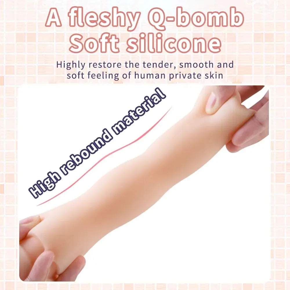 Sexy Sex Toy for Men Realistic Adult Product Male Masturbation Cup Artificial Vagina 3D Manual Pocket Pussy Men’s Masturbator