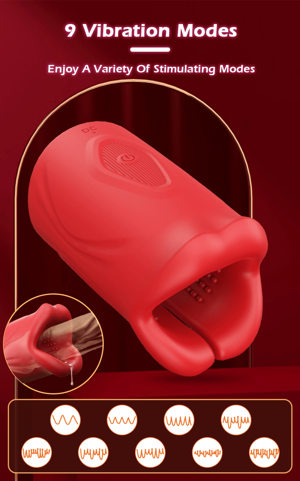 Penis Training Vibrator Tapping Stroker Stimulator Male Masturbator Erotic Toys Glans Trainer Vibration Penis Extender Toys