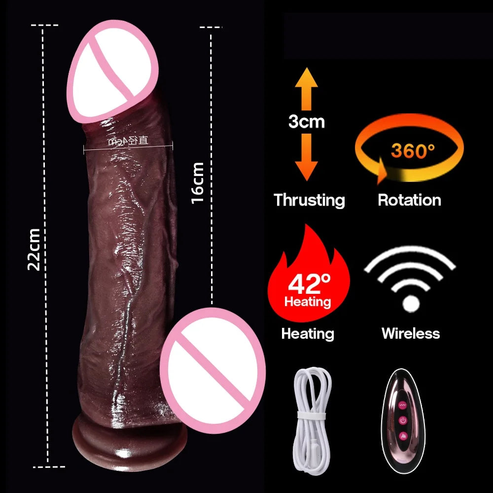 Vibrator Dildos Realistic Big Long Dildo Adult Supplies Huge Dick 18 for Girls Sex Toy Penis Sexyshop Rubber Dilddo Xxl Women's