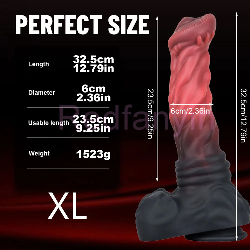 Huge Horse Realistic Dildos Sex Toy Women 18+ G-spot Masturbation Animal Penis Silicone Fake Dick for Butt Plug Anal Dilation