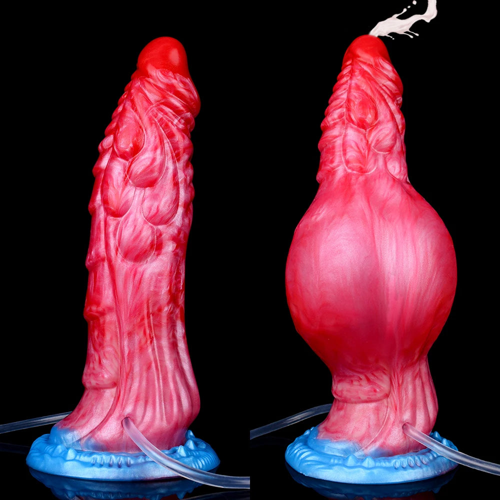 9.06" Dragon Dildo, Inflatable Monster Penis with Realistic Dragon Scales, G-spot Stimulation for Women/Couples, Hands-free Play