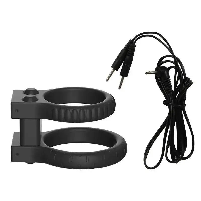 Electric Shock Penis Ring Sex Toy For Men Electro Stimulation Device Delay Ejaculation Bdsm Couple Play Enhancer Adult Gadget