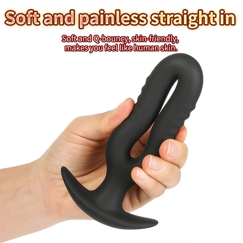 New Trend Wearable Anal Plug P Spot Stimulator Prostate Massage Fake Dildo Buttplug Sex Toy For Women Men Anal Dilator Adult 18+