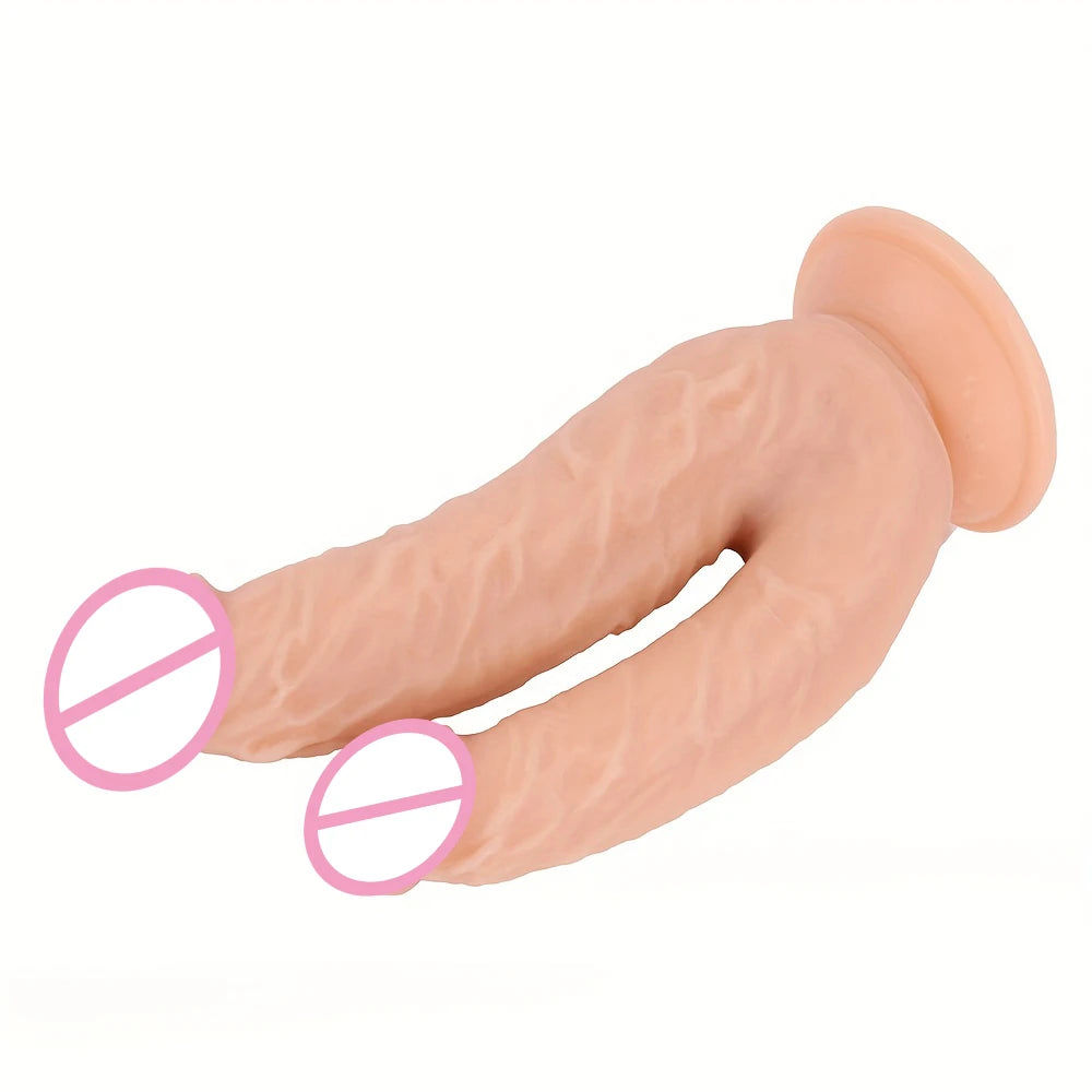 Double Dildos Big Anal Butt Plug for Sex Machine Double Headed Penis for women man couples Huge Dildo Sex Toy