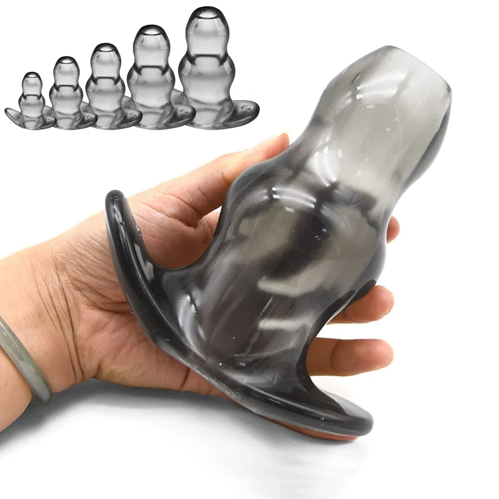 Sex Toys For Woman Men Gay Adult Products Hollow Dildo Anus Butt Plug Anal Dilator Enema Prostate Massager