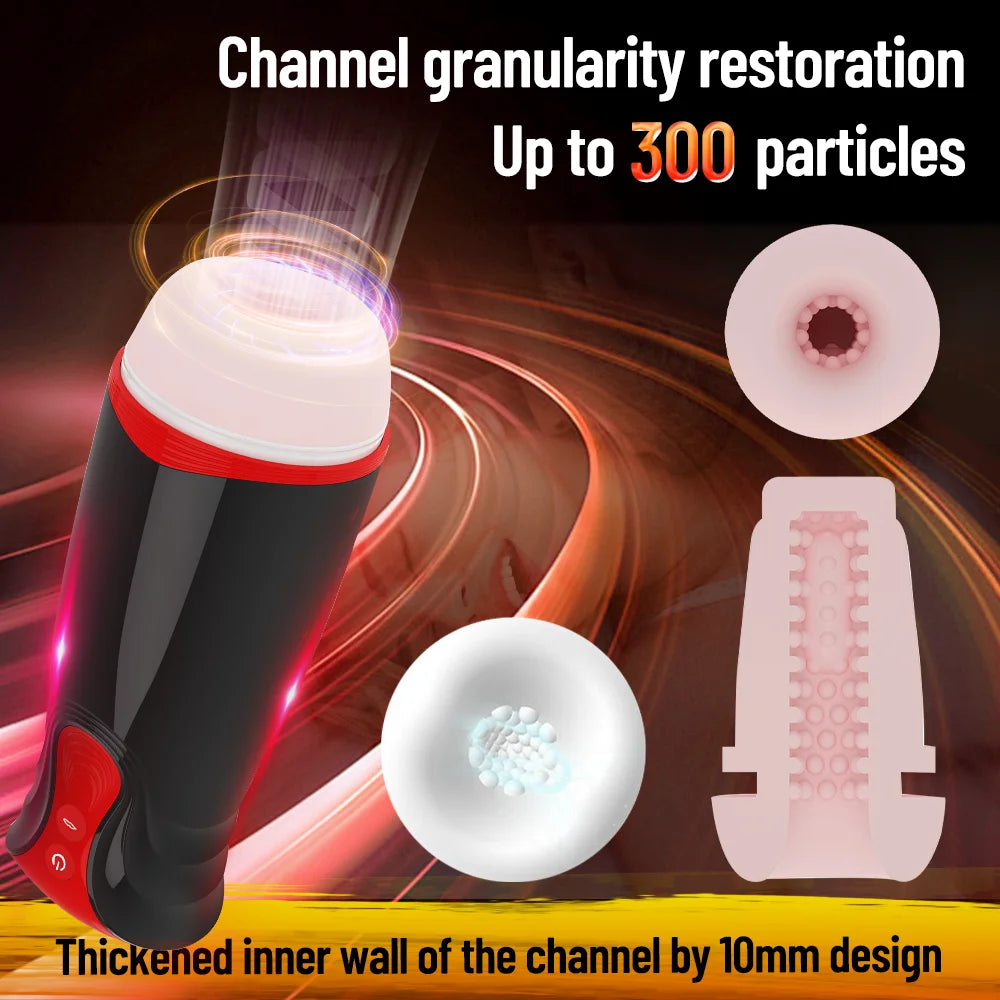 Penis Trainer Sucking Vibrator Automatic Male Masturbator Men’s Pocket Pussy Sexy Moaning Adult Sex Toy For Men Sexuale Juguete