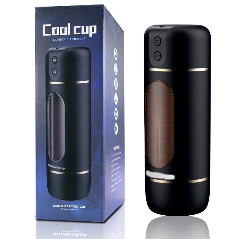 Sex Toys for Men Male Masturbator Automatic Masturbators Cup with 10 Thrusting &Rotating Penis Stimulation Electric Male Stroker