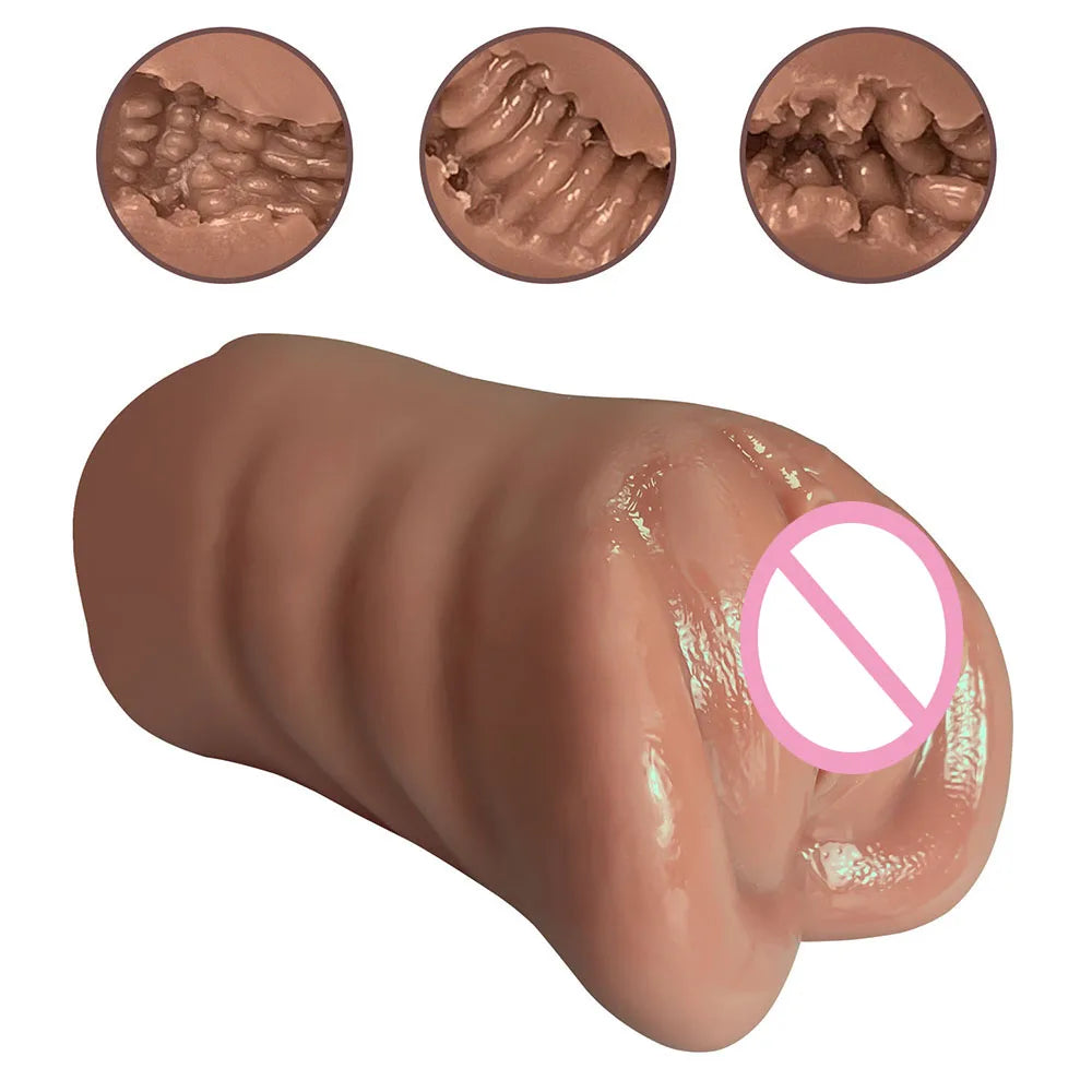 2 in 1 Pocket Pussy Male Masturbator Adult Sex Toys For Men Penis Stimulation Male Blowjob Stroker Toy