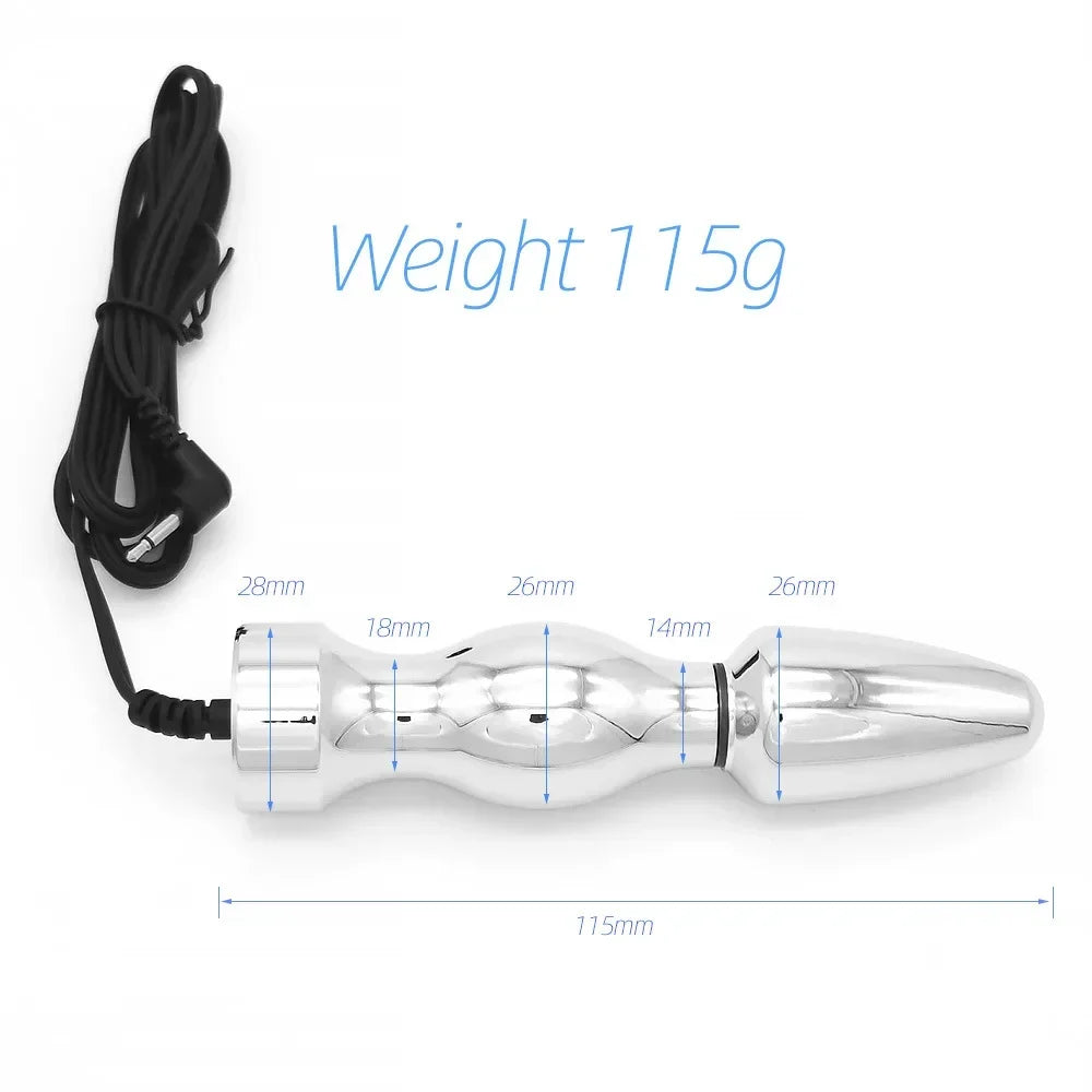 Electro Shock Pulse Anal Plug Masturbator Electro Stimulator Prostate Massage Butt Plug Sex Tool For Men Adult Toy