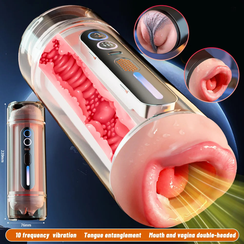 Sex Toys Automatic Male Masturbator Cup Sexy Voice Blowjob Vaginal Penetration Pocket Pussy Masturbator Toy Adults Goods for Man