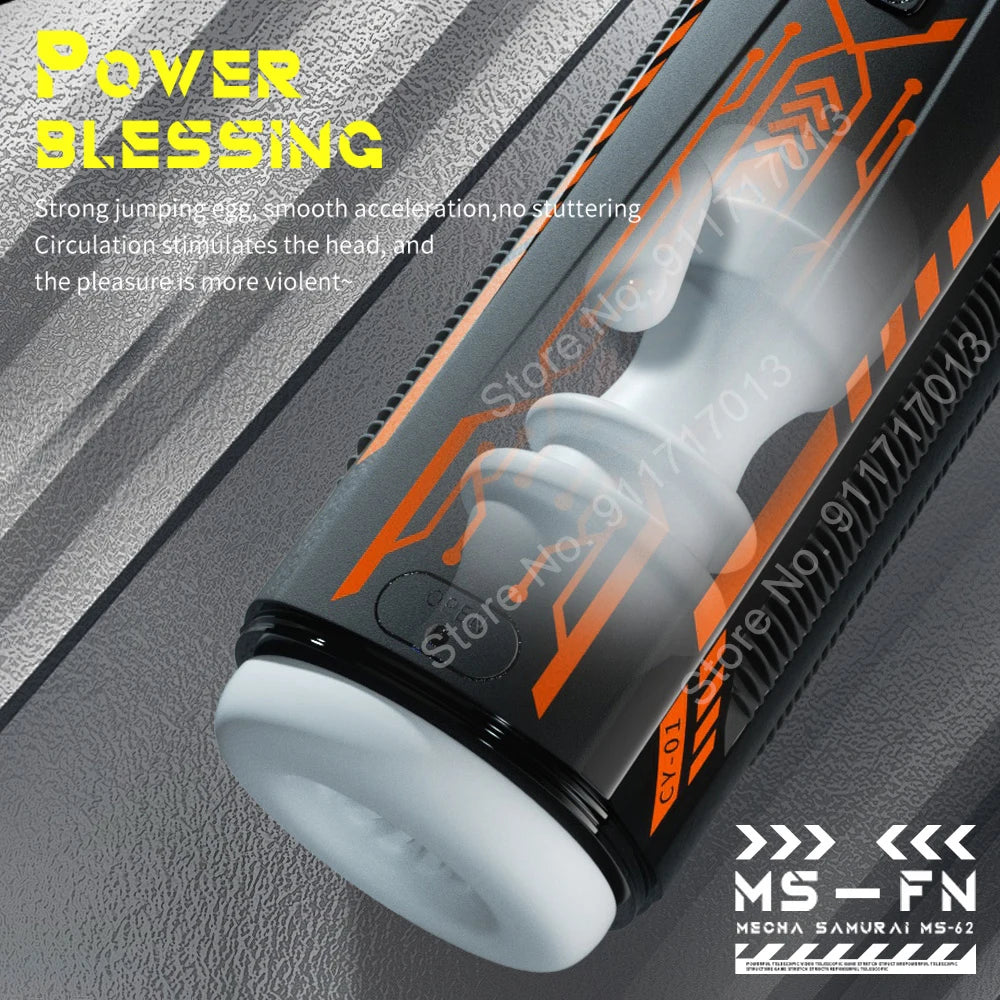 Sex Toy for Men Masturbator Automatic Blowjob Telescopic Real Vaginas Pocket Pussy Vibrator Adult Oral Sucking Masturbation Cup