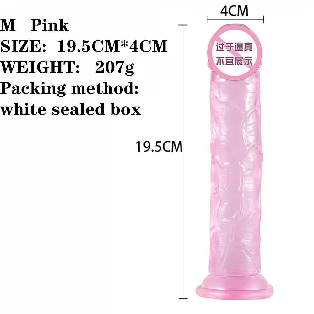 Dildos Sex Toys Adults 18 Sex Toy Soft Dick For Woman TPE Artificial Penis G-spot Simulation Full Size Realistic Anal Dildo Xl