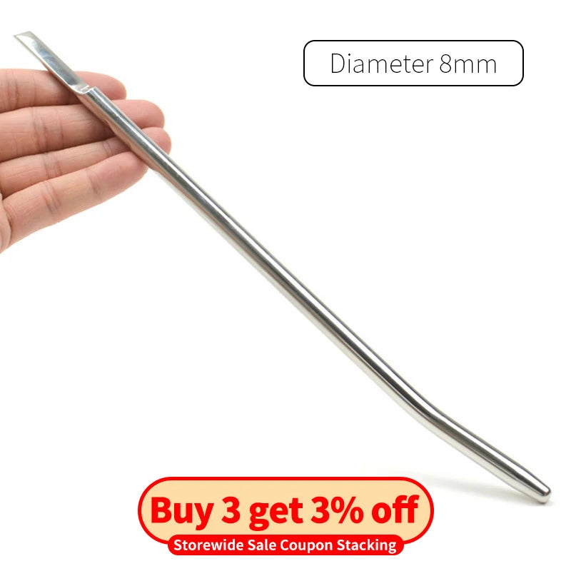 Adult Sex Toys For Men Penis Plug Stretching Male Private Goods Smooth Head Stainless Steel Catheters Urethral Sounds Dilators