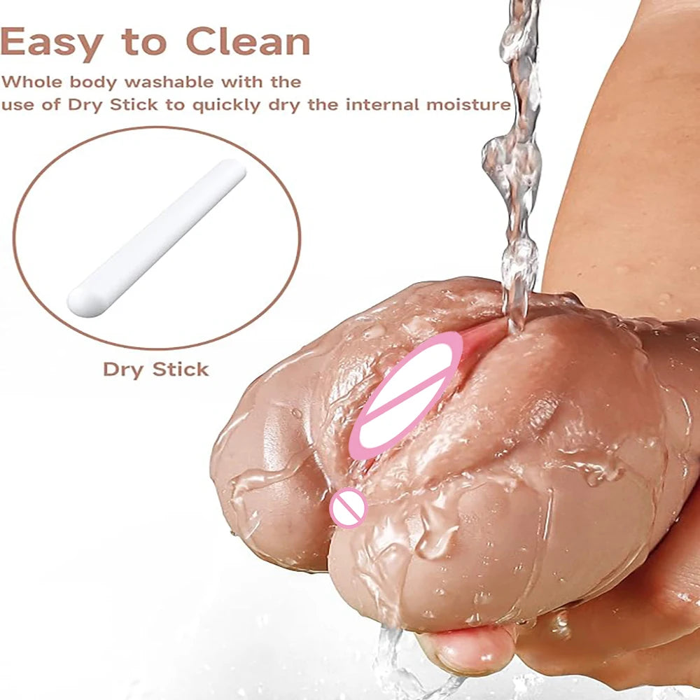 3 IN 1 Sex Toys Masturbation For Men Deep Throat Artificial Real Pussy Oral Male MasturbatorBlowjob Realistic Rubber Vagina