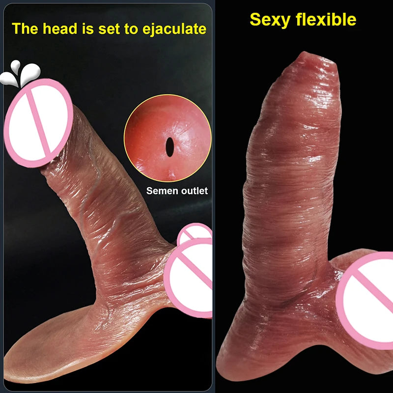 Male Penis Sleeve Sex toys Cock Extender Reusable Condoms Delay Ejaculation Penis Enlargement Silicone Sex Toy For Men Sex Shop