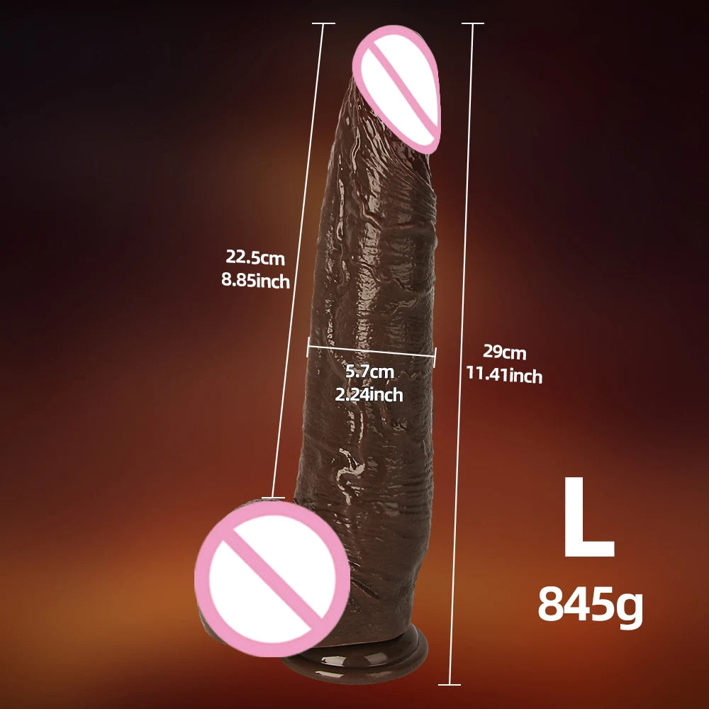 Realistic Dildos for Women Skin Sliding Foreskin Testicles Dildo Anal Vaginal Stimulation Strapon Big Penis Sex Toys for Woman