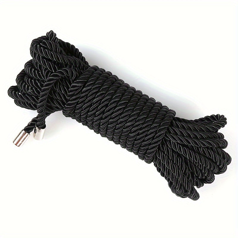 10m/393in Long Metal Head Soft Bondage Rope For BDSM Restraint Roleplay - Erotic Toys For Couples Adult Game