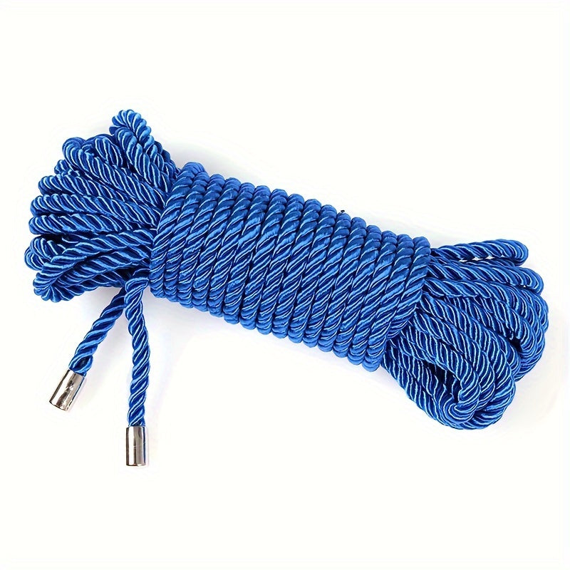 10m/393in Long Metal Head Soft Bondage Rope For BDSM Restraint Roleplay - Erotic Toys For Couples Adult Game