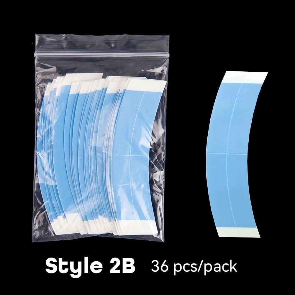 36 Pieces Waterproof Double Side Adhesive Lace Front Wig Tape for Hair Extension and Toupee Wigs