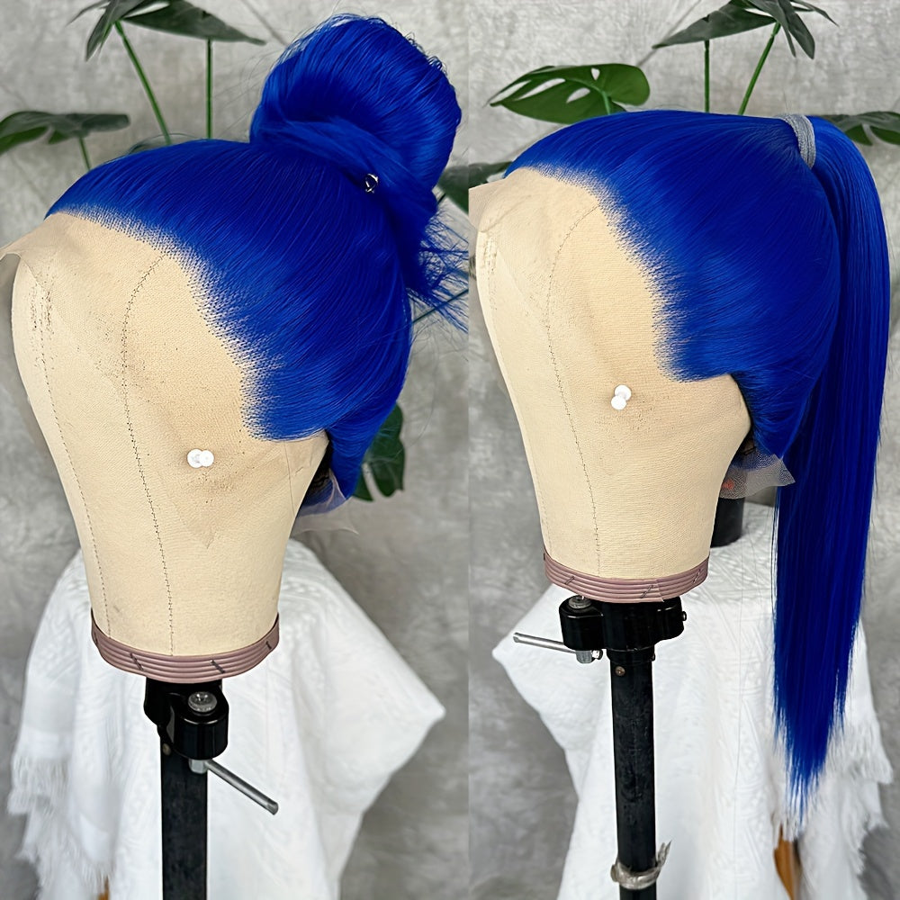 Synthetic 13x6 Lace Front Wigs 180 Density HD Lace Frontal Wigs For Women Long Straight Wigs Straight Hair Heat Resistant Fiber Hair Synthetic Lace Front Wigs 28inch